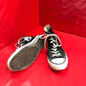 Black and White High Top Converse